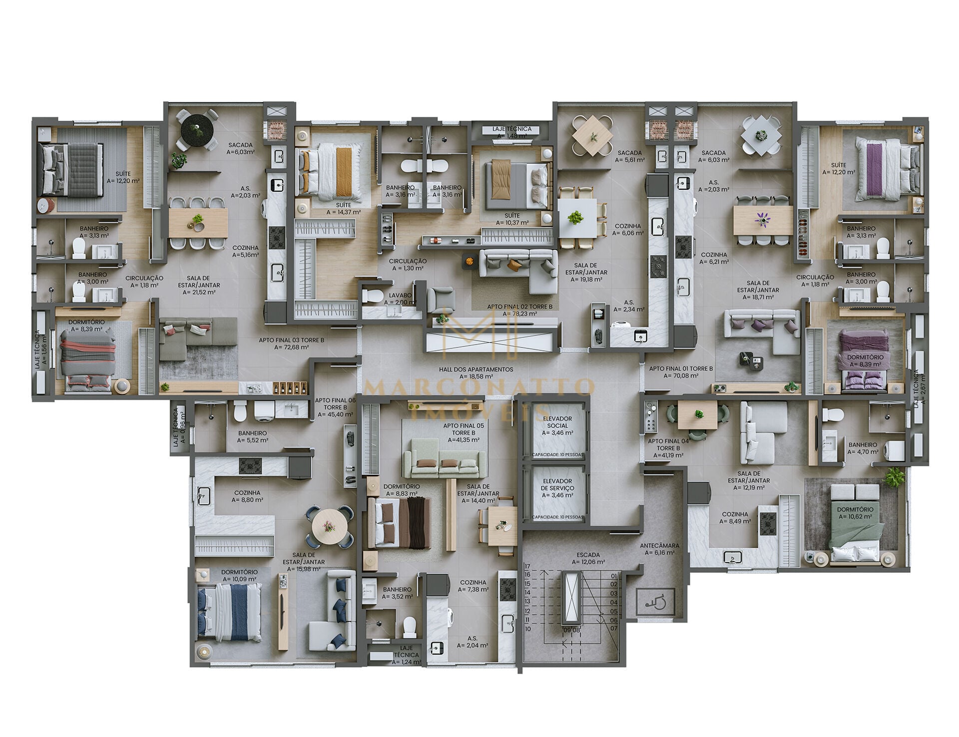 Apartamento, 2 quartos, 71 m² - Foto 27