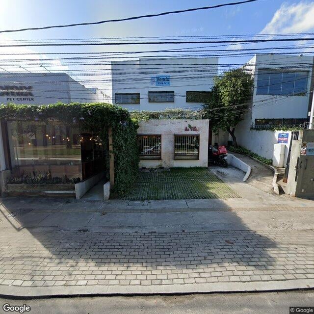 Imagem estática do "Street View" da localização