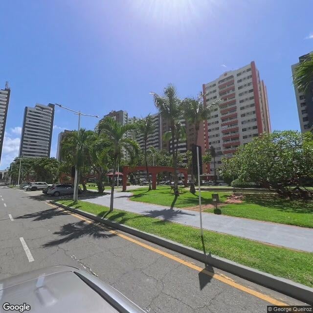 Imagem estática do "Street View" da localização