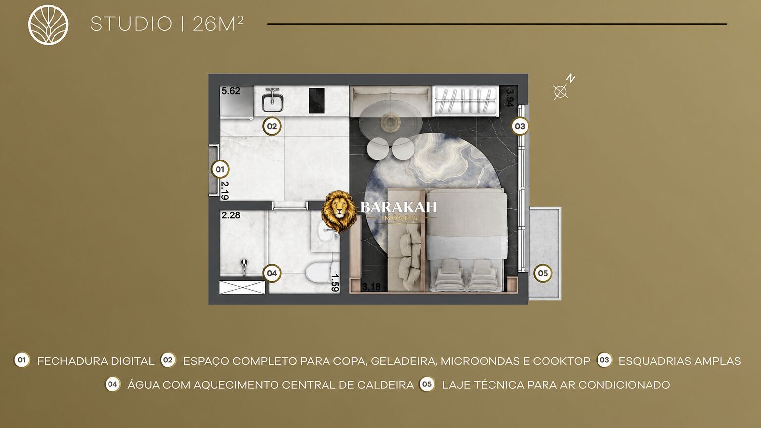 Apartamento, 1 quarto, 26 m² - Foto 7