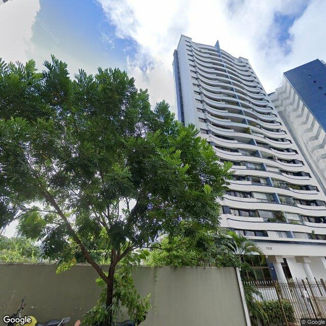 Imagem estática do "Street View" da localização