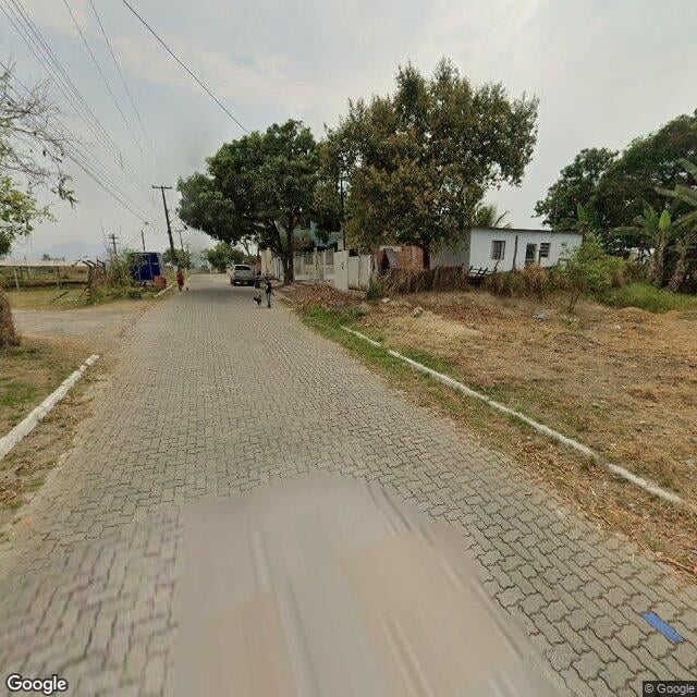 Imagem estática do "Street View" da localização