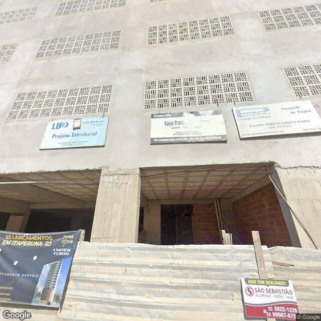 Imagem estática do "Street View" da localização