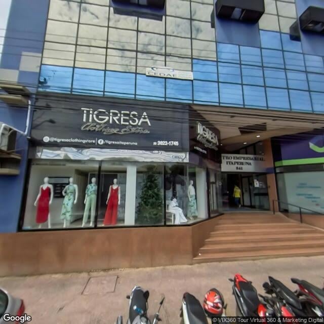 Imagem estática do "Street View" da localização