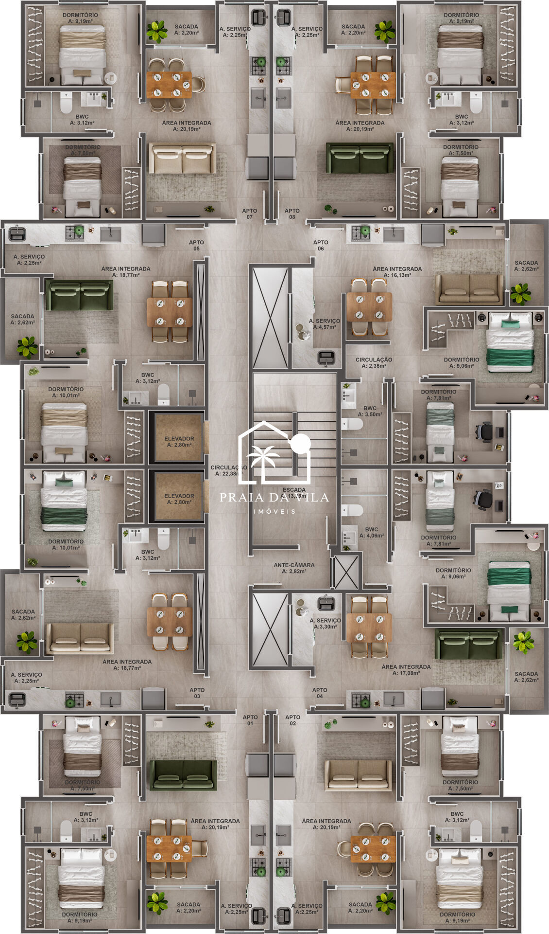 Apartamento, 2 quartos, 49 m² - Foto 10