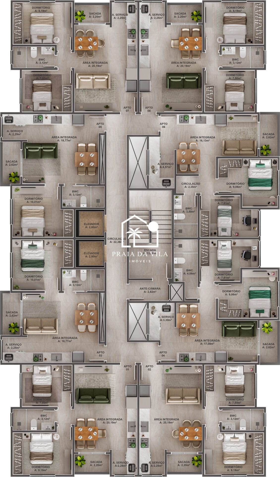 Apartamento, 1 quarto, 40 m² - Foto 10