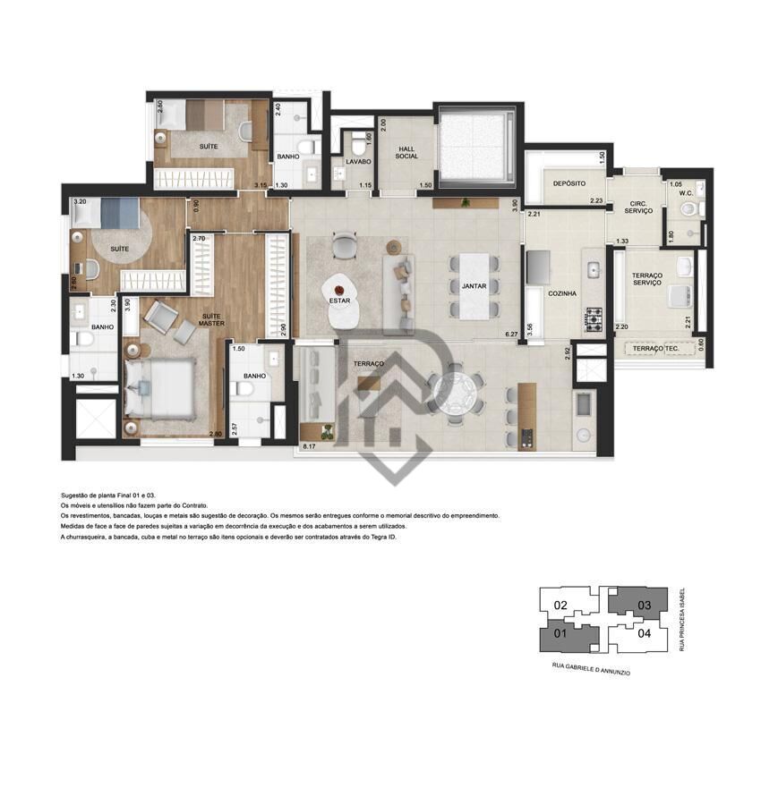 Apartamento, 3 quartos, 143 m² - Foto 47