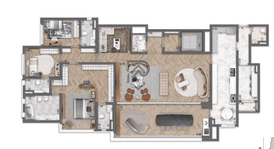 Apartamento, 3 quartos, 256 m² - Foto 15