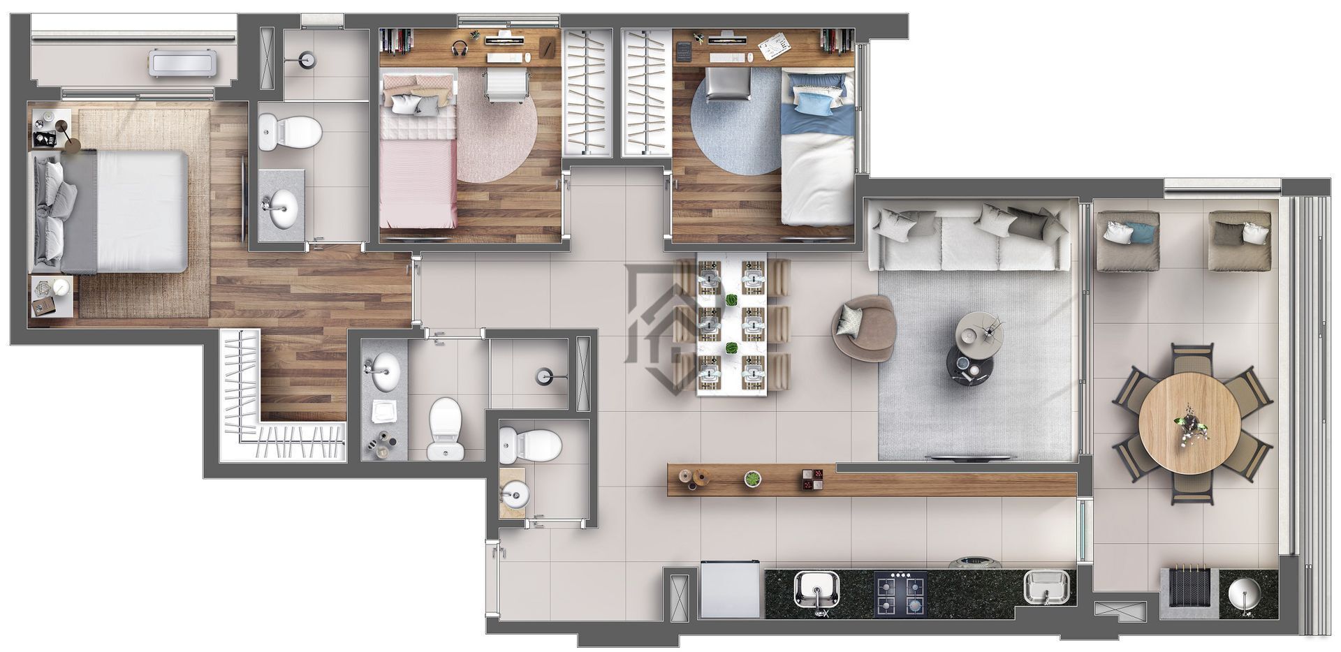 Apartamento, 3 quartos, 90 m² - Foto 18