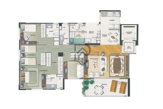 Apartamento, 3 quartos, 125 m² - Foto 35