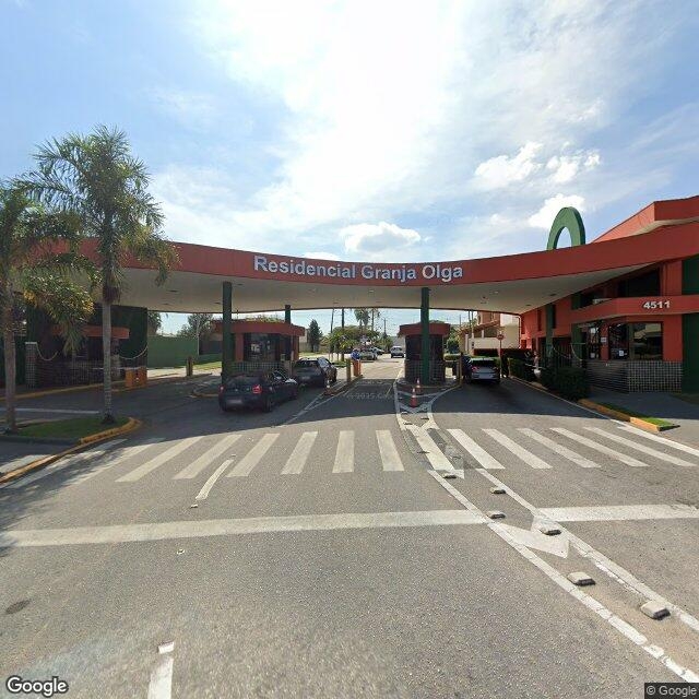 Imagem estática do "Street View" da localização