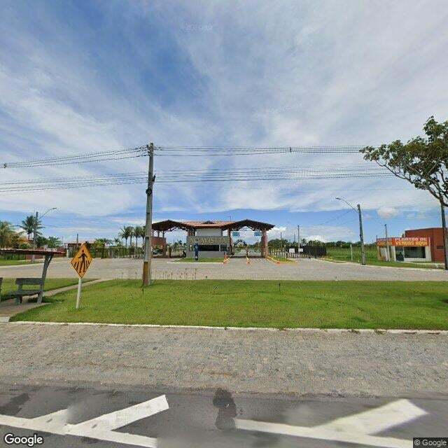 Imagem estática do "Street View" da localização