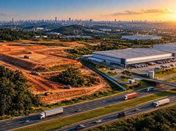 Áreas para Construção de Centros Logísticos: Área Bruta, Área Pronta e a Importância dos Raios 30 e 60 km de São Paulo