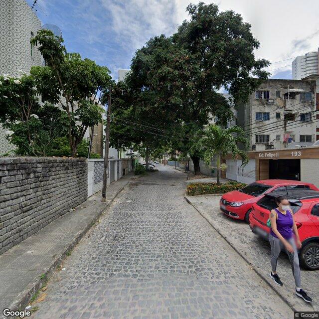 Imagem estática do "Street View" da localização