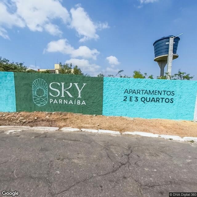 Imagem estática do "Street View" da localização