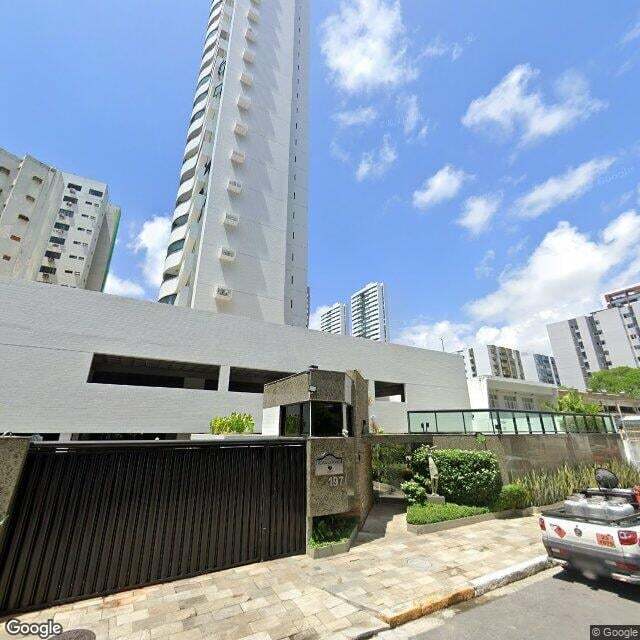 Imagem estática do "Street View" da localização