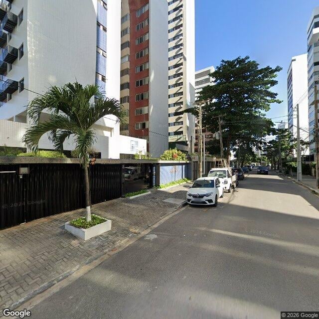 Imagem estática do "Street View" da localização