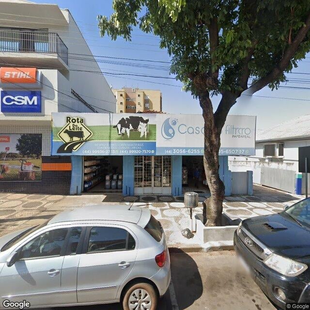 Imagem estática do "Street View" da localização