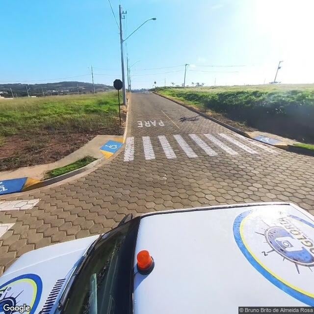 Imagem estática do "Street View" da localização