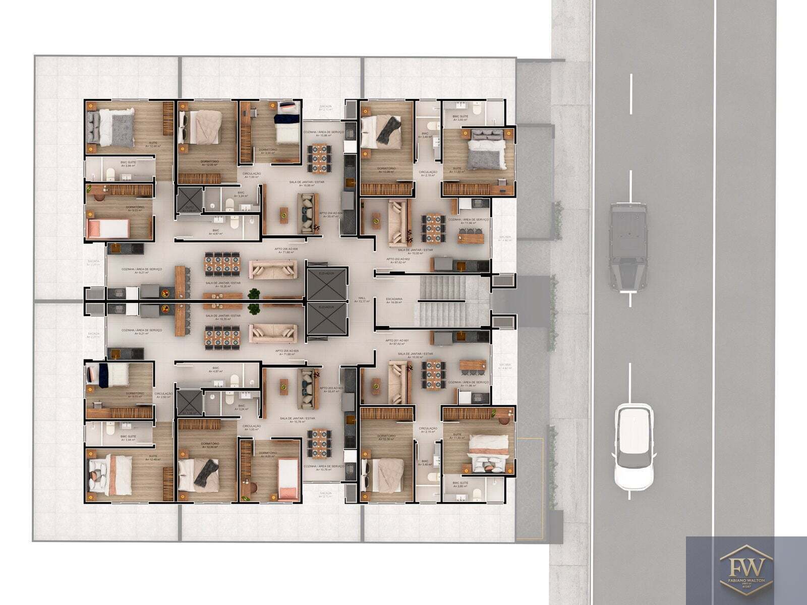 Apartamento, 2 quartos, 72 m² - Foto 11