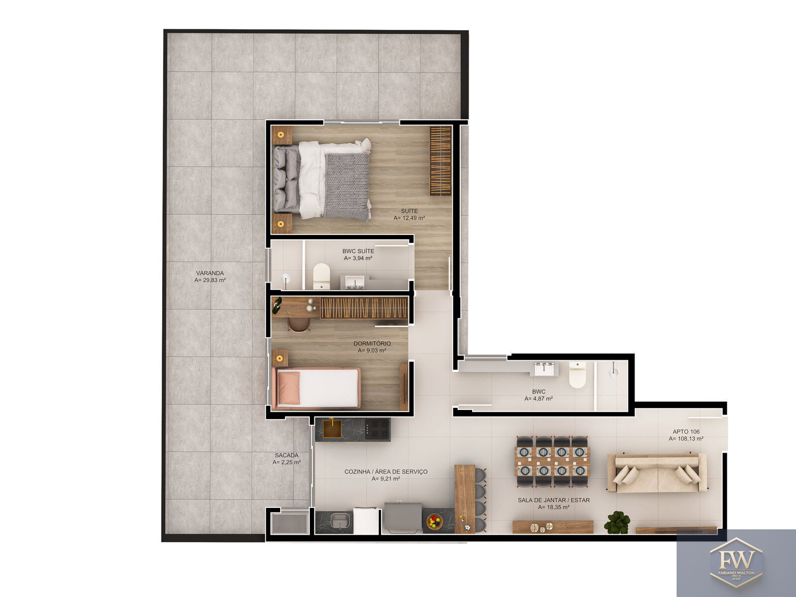 Apartamento, 2 quartos, 55 m² - Foto 17