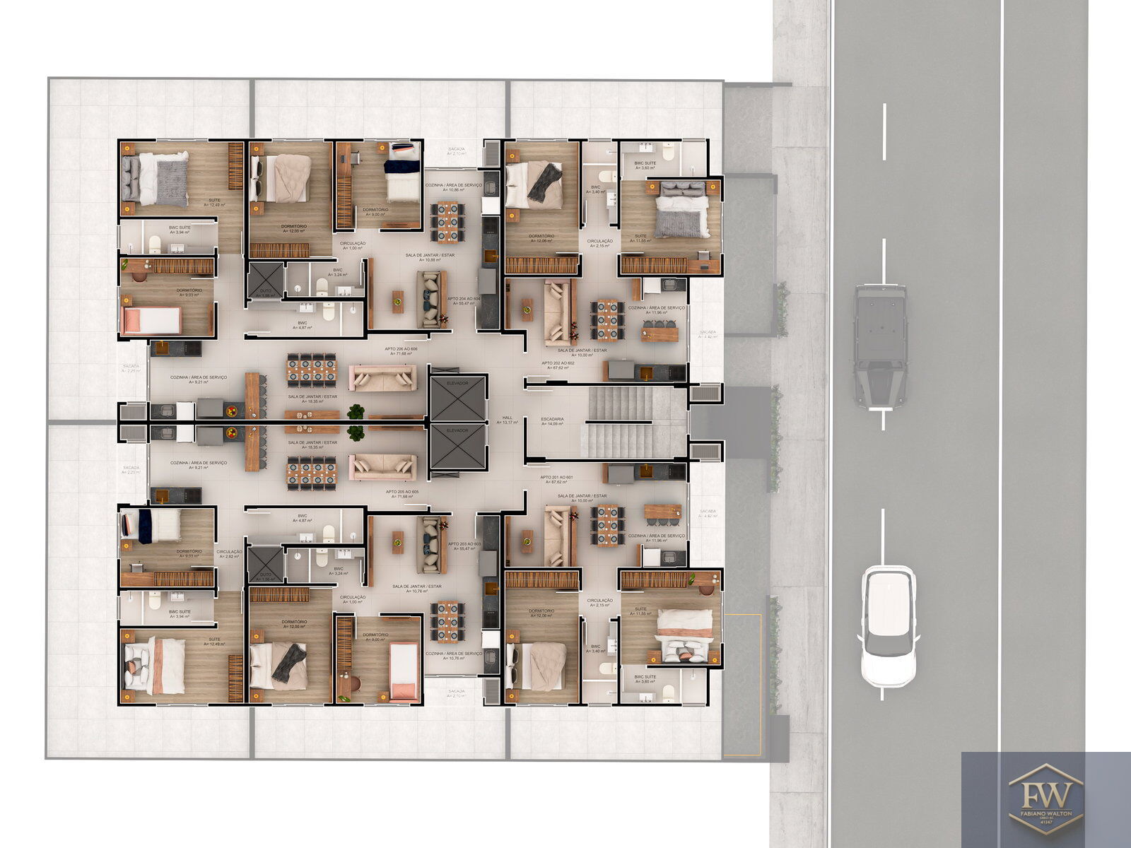 Apartamento, 2 quartos, 55 m² - Foto 11