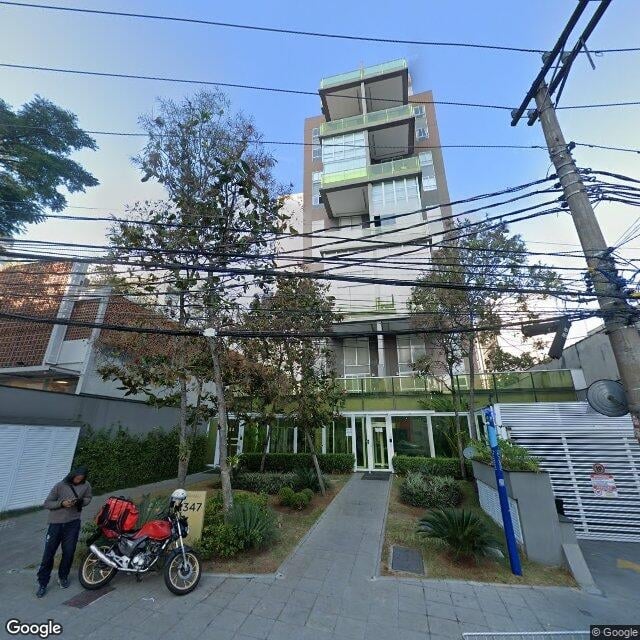 Imagem estática do "Street View" da localização