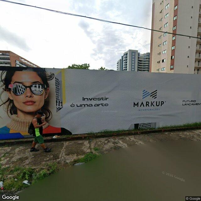 Imagem estática do "Street View" da localização