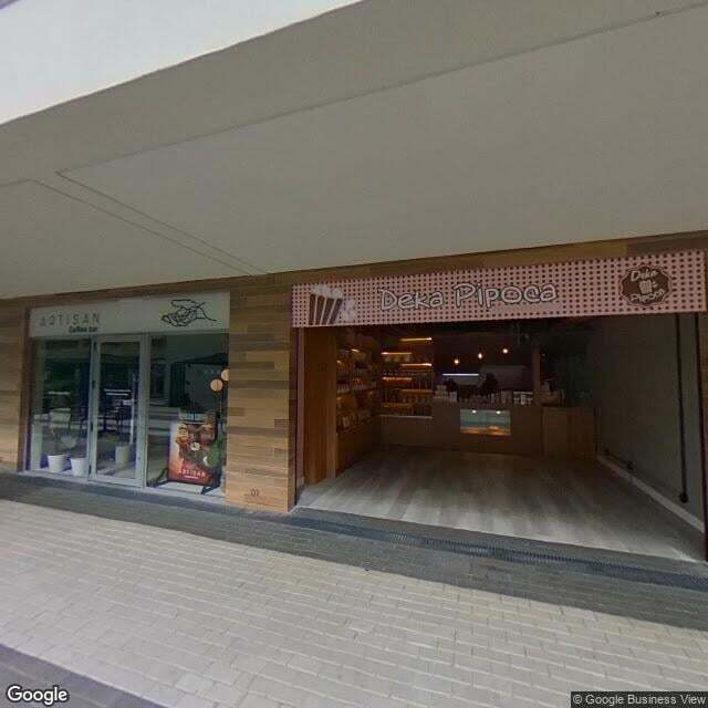 Imagem estática do "Street View" da localização