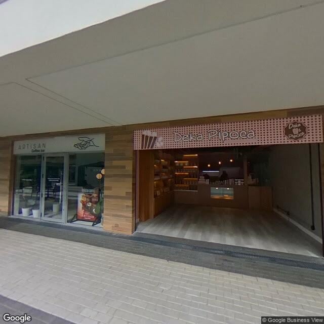Imagem estática do "Street View" da localização