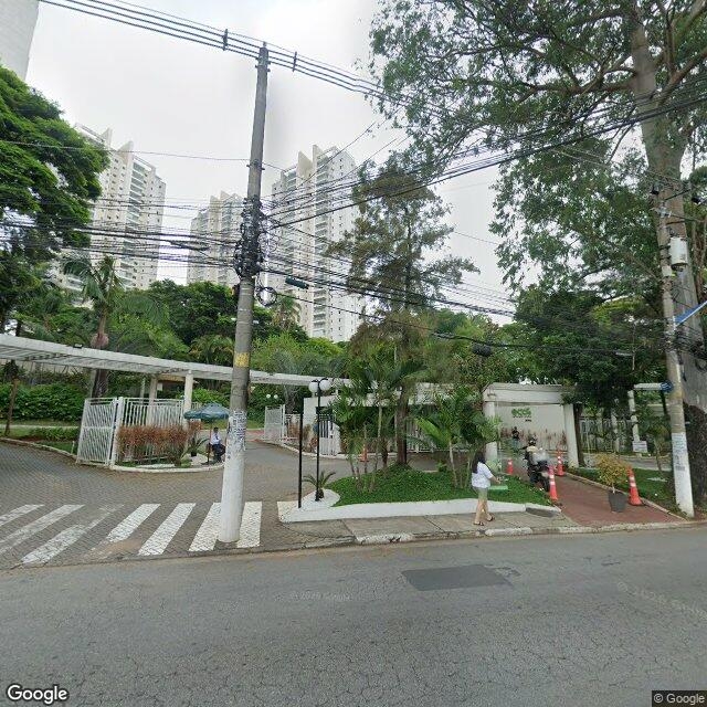 Imagem estática do "Street View" da localização