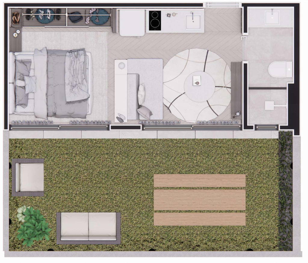 Apartamento, 1 quarto, 28 m² - Foto 16