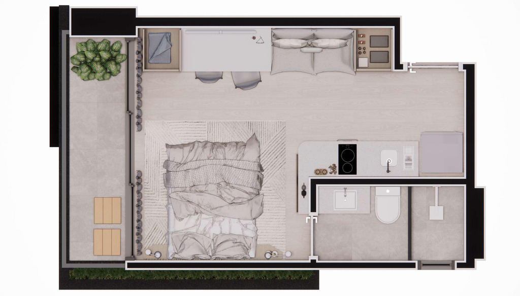 Apartamento, 1 quarto, 28 m² - Foto 13
