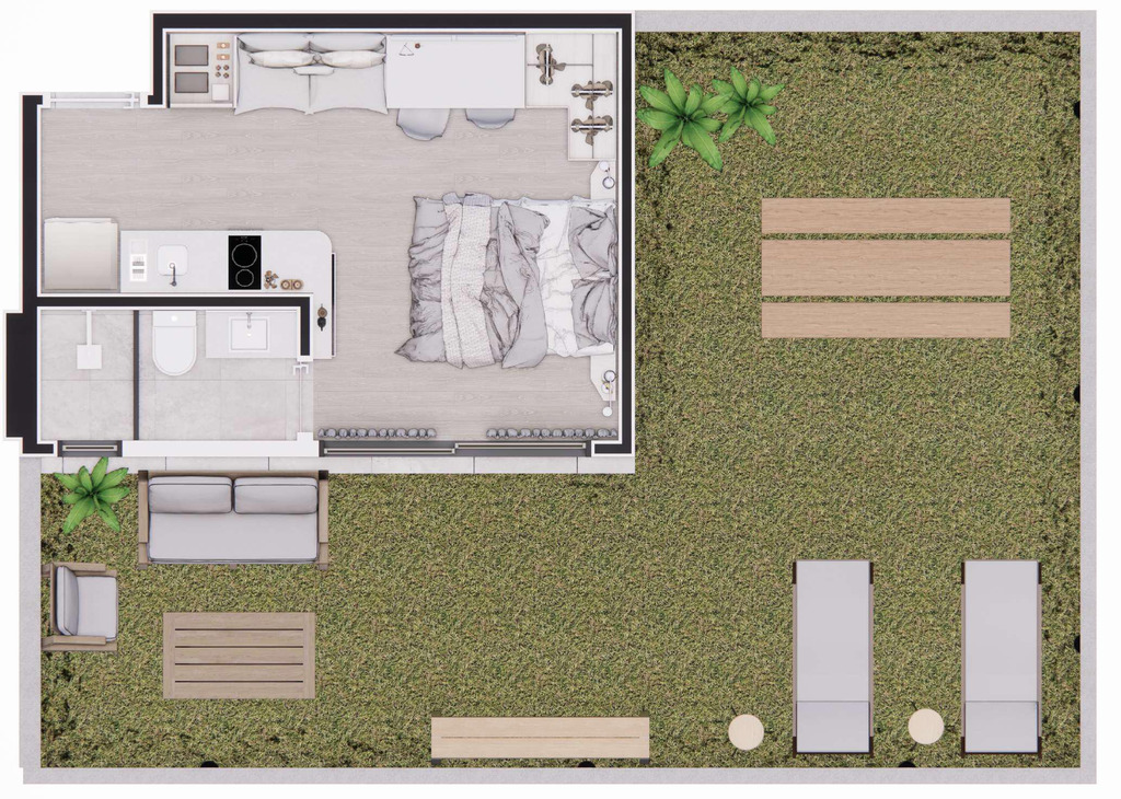 Apartamento, 1 quarto, 28 m² - Foto 17