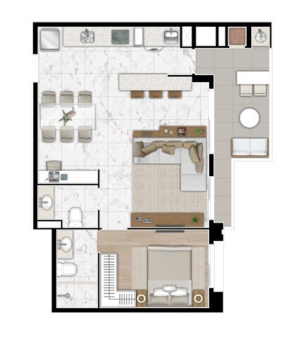 Apartamento, 3 quartos, 77 m² - Foto 35