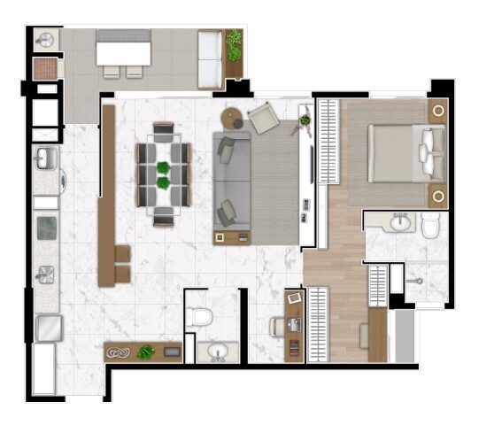 Apartamento, 3 quartos, 77 m² - Foto 40
