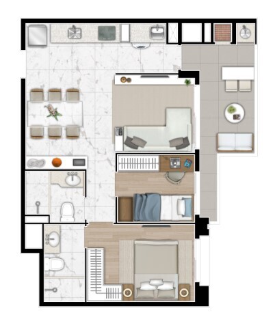Apartamento, 3 quartos, 77 m² - Foto 36