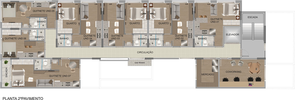 Apartamento, 1 quarto, 18 m² - Foto 21