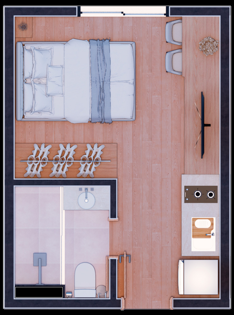 Apartamento, 1 quarto, 19 m² - Foto 13