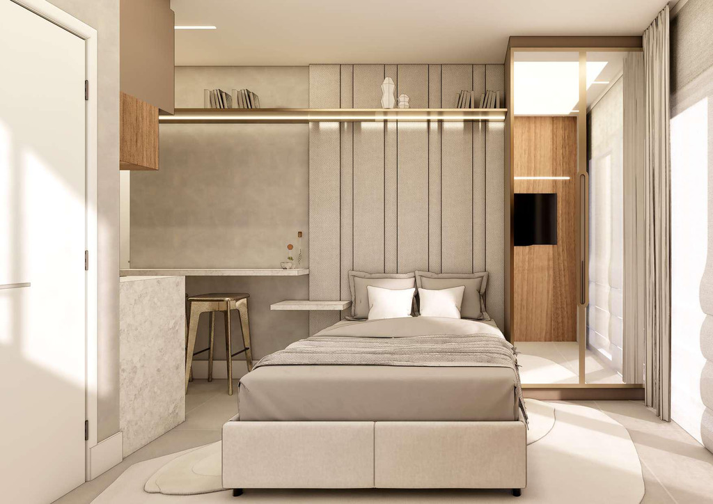 Apartamento, 1 quarto, 16 m² - Foto 6