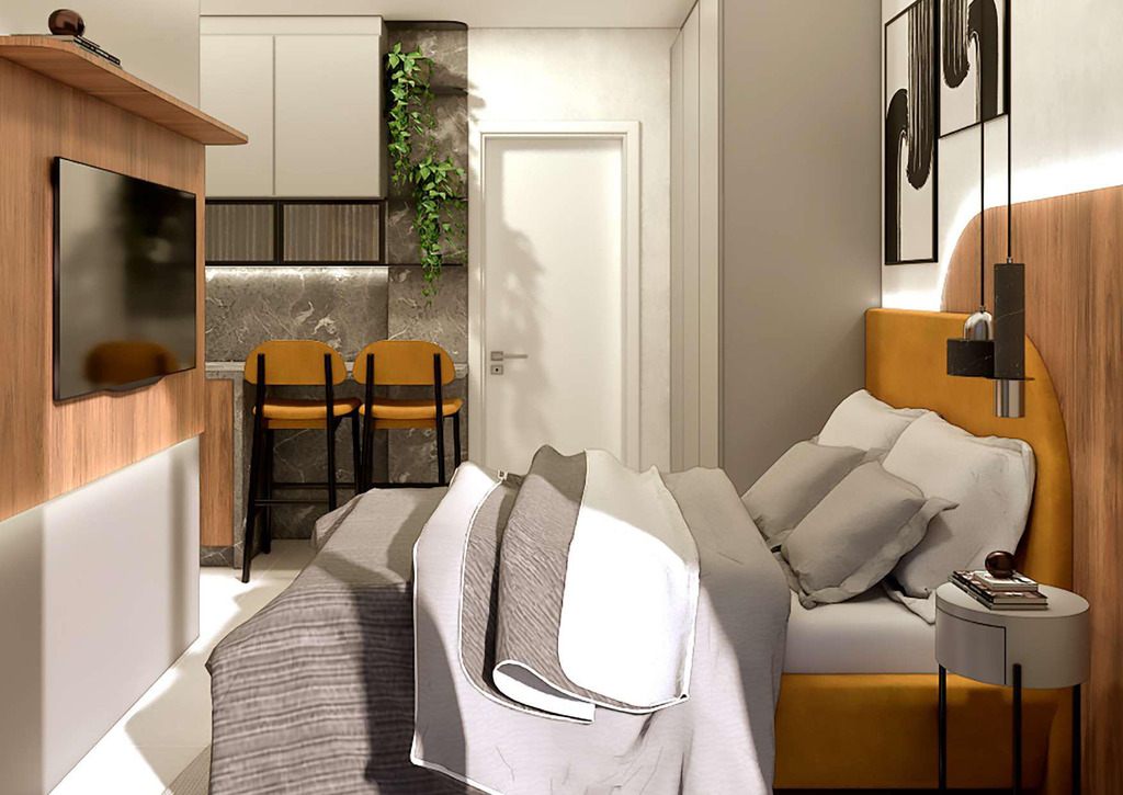 Apartamento, 1 quarto, 16 m² - Foto 8