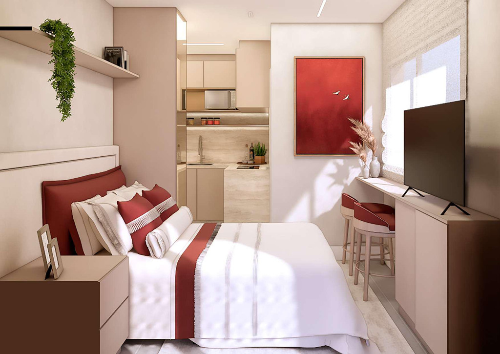 Apartamento, 1 quarto, 16 m² - Foto 9