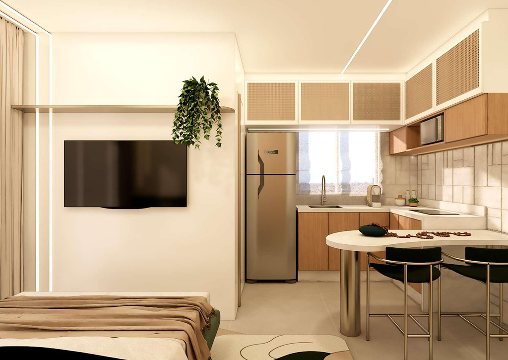 Apartamento, 1 quarto, 16 m² - Foto 5