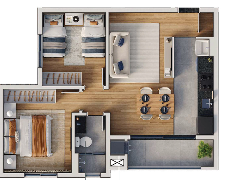 Apartamento, 1 quarto, 24 m² - Foto 19