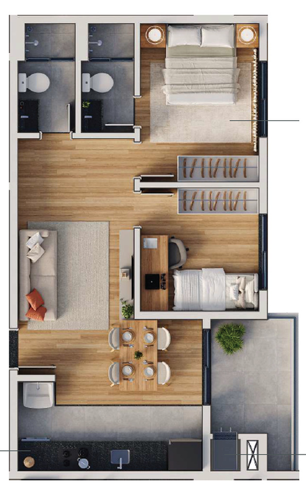 Apartamento, 1 quarto, 24 m² - Foto 20