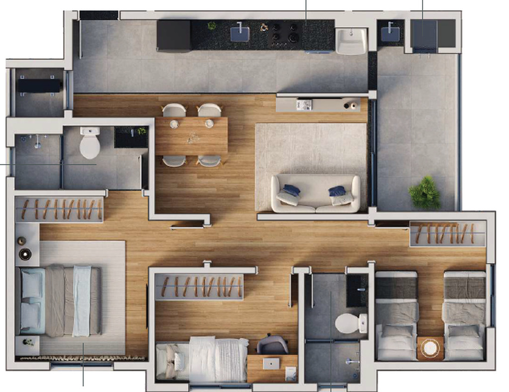 Apartamento, 1 quarto, 24 m² - Foto 22