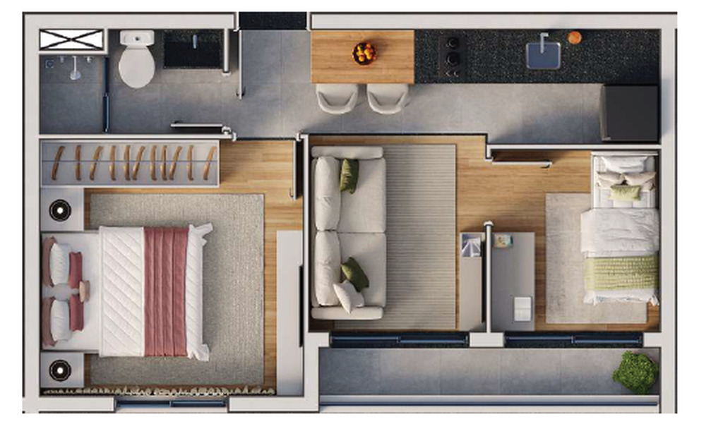 Apartamento, 1 quarto, 24 m² - Foto 18