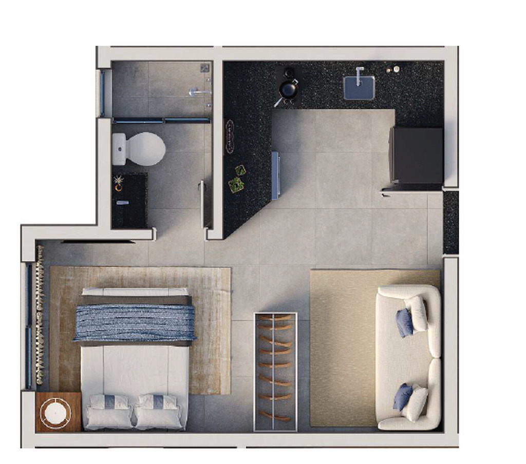 Apartamento, 1 quarto, 24 m² - Foto 16