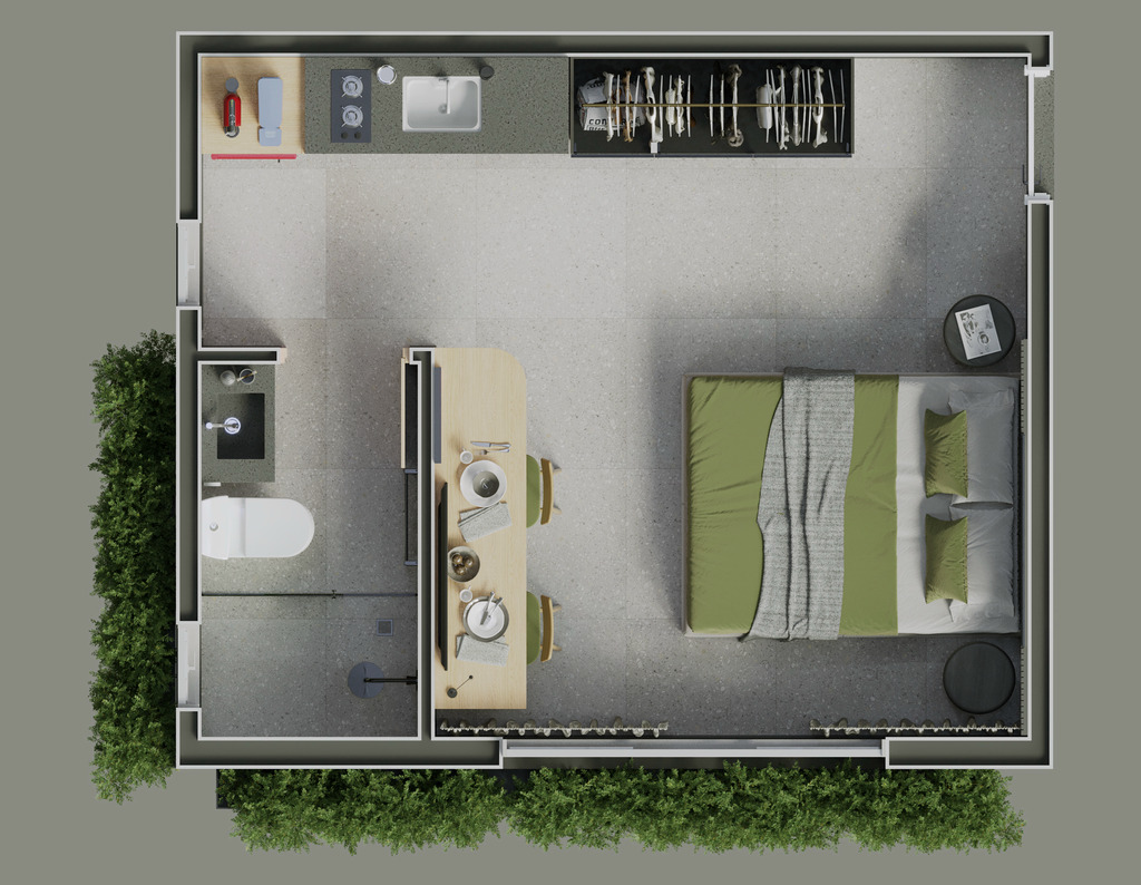 Apartamento, 1 quarto, 20 m² - Foto 23