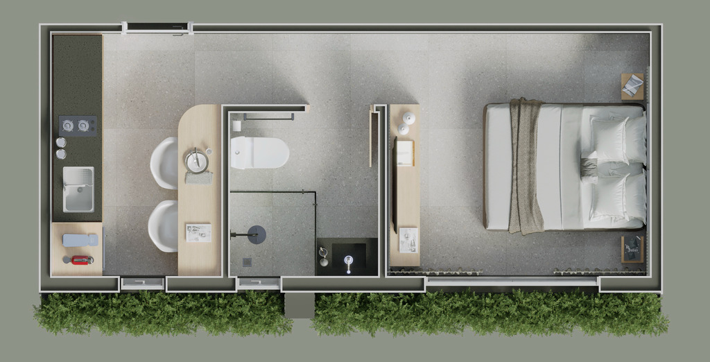 Apartamento, 1 quarto, 20 m² - Foto 20